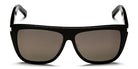 Saint Laurent® 1/F SL 1/F 002 58 - Black / Silver Flash Sunglasses