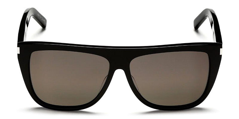 Saint Laurent® 1/F SL 1/F 002 58 - Black / Silver Flash Sunglasses