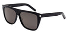 Saint Laurent® 1/F SL 1/F 002 58 - Black / Silver Flash Sunglasses