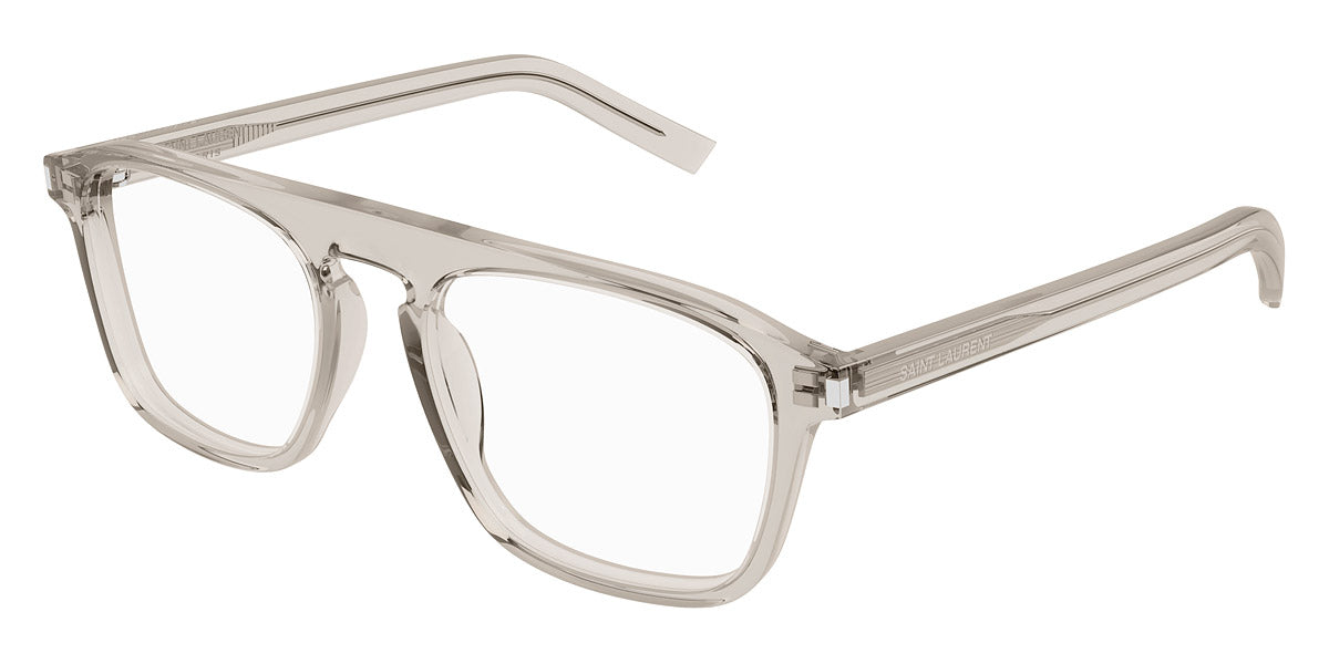 Saint Laurent® 157 SL 157 005 52 - Beige Eyeglasses