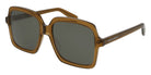 Saint Laurent® 174 SL 174 004 56 - Green / Gray Sunglasses