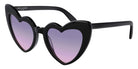 Saint Laurent® 181 LOULOU SL 181 LOULOU 009 54 - Black / Violet Gradient Double Sunglasses
