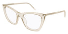 Saint Laurent® 214 KATE THIN OPT SL 214 KATE THIN OPT 004 55 - Beige Eyeglasses