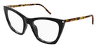 Saint Laurent® 214 KATE THIN OPT SL 214 KATE THIN OPT 006 55 - Black/Havana / Transparent AR Eyeglasses