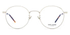 Saint Laurent® 237/F SL 237/F 002 52 - Silver Eyeglasses