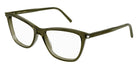 Saint Laurent® 259 SL 259 013 50 - Green Eyeglasses