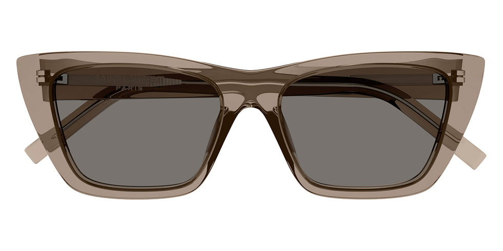 Saint Laurent® 276 MICA SL 276 MICA 045 55 - Brown / Gray Sunglasses