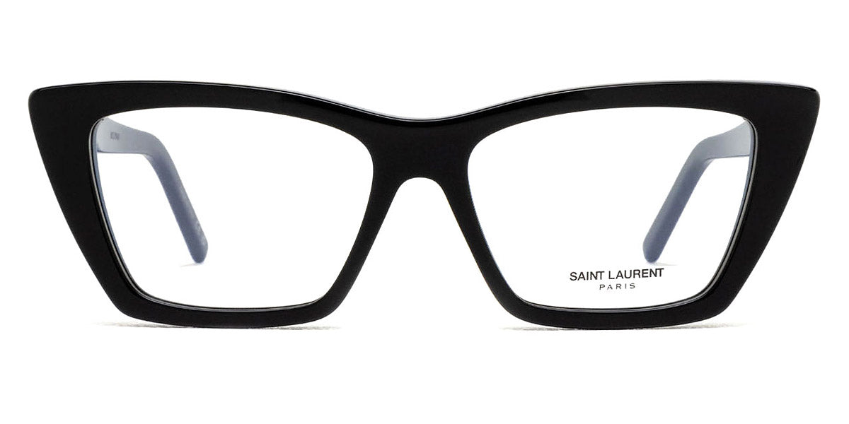 Saint Laurent® 276 MICA OPT SL 276 MICA OPT 003 53 - Black / Transparent AR Eyeglasses