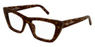 Saint Laurent® 276 MICA OPT SL 276 MICA OPT 004 53 - Havana / Transparent AR Eyeglasses