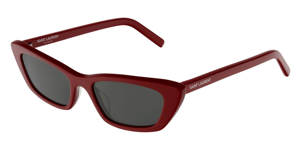 Saint Laurent® 277 SL 277 003 52 - Red / Gray 003 Sunglasses