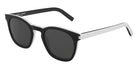Saint Laurent® 28 SL 28 034 49 - Black/White / Gray Sunglasses
