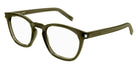 Saint Laurent® 28 OPT SL 28 OPT 003 50 - Green / Transparent AR Eyeglasses