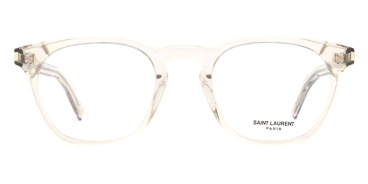 Saint Laurent® 28 OPT SL 28 OPT 004 50 - Beige / Transparent AR Eyeglasses