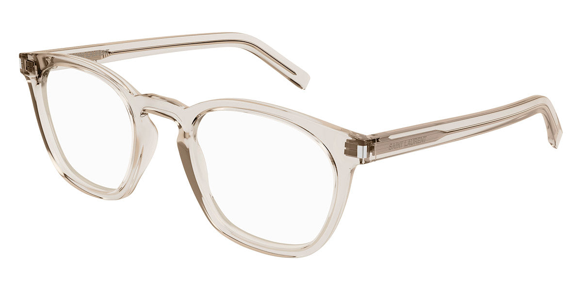 Saint Laurent® 28 OPT SL 28 OPT 004 50 - Beige / Transparent AR Eyeglasses