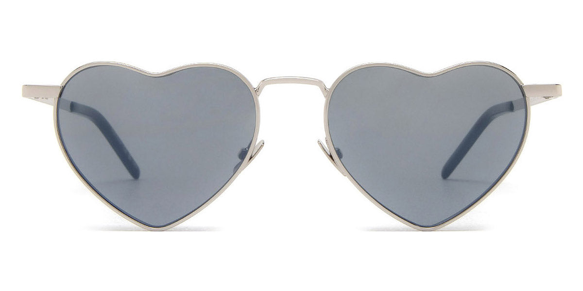 Saint Laurent® 301 LOULOU SL 301 LOULOU 014 52 - Silver / Silver Flash Sunglasses