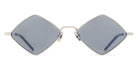 Saint Laurent® 302 LISA SL 302 LISA 010 55 - Silver / Silver Flash Sunglasses