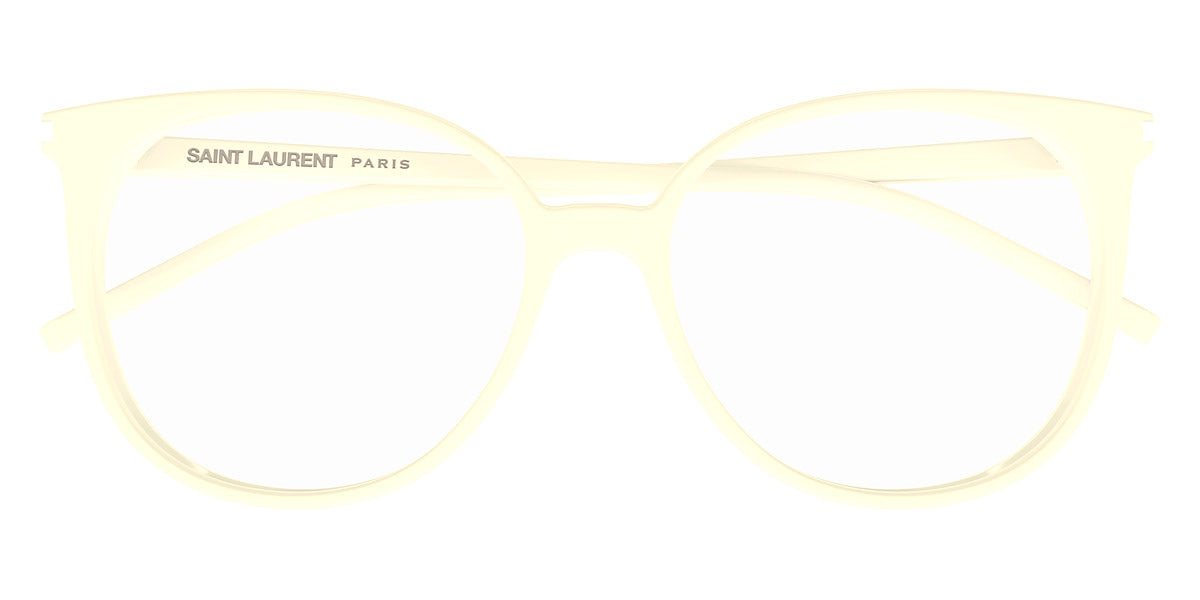 Saint Laurent® 39 SL 39 008 54 - Ivory / Transparent AR Eyeglasses