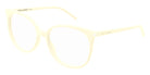 Saint Laurent® 39 SL 39 008 54 - Ivory / Transparent AR Eyeglasses
