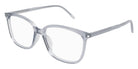 Saint Laurent® 453/F SL 453/F 002 55 - Gray / Transparent AR Eyeglasses