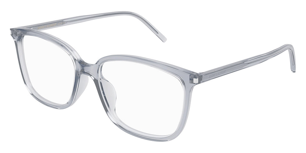 Saint Laurent® 453/F SL 453/F 002 55 - Gray / Transparent AR Eyeglasses