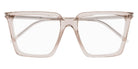 Saint Laurent® 474 OPT SL 474 OPT 003 56 - Nude / Transparent AR Eyeglasses