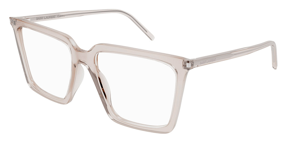 Saint Laurent® 474 OPT SL 474 OPT 003 56 - Nude / Transparent AR Eyeglasses