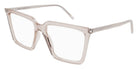 Saint Laurent® 474 OPT SL 474 OPT 003 56 - Nude / Transparent AR Eyeglasses