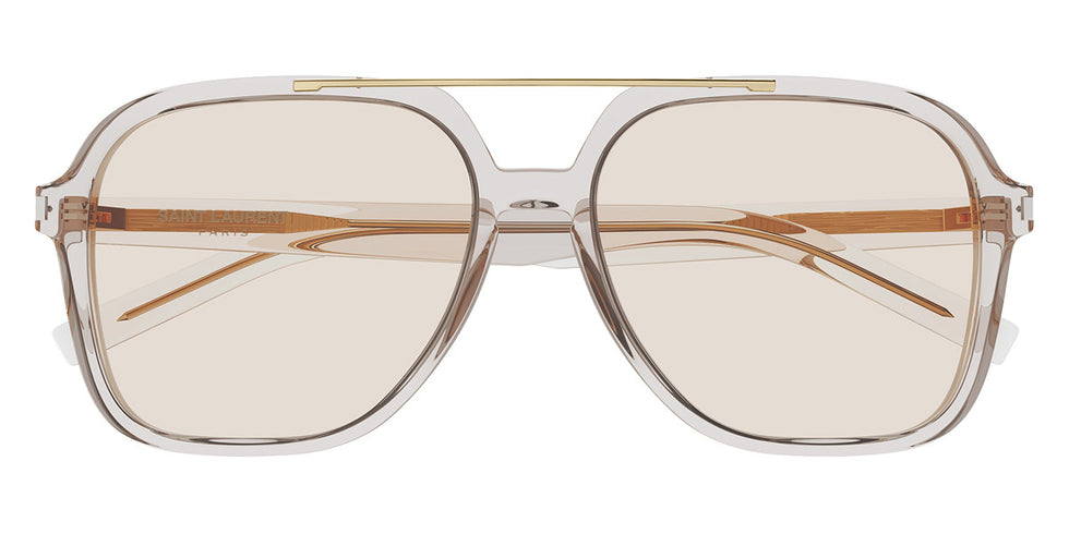 Saint Laurent® 545 SL 545 002 58 - Beige / Yellow Sunglasses