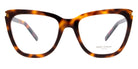 Saint Laurent® 548 SLIM OPT SL 548 SLIM OPT 002 55 - Havana / Transparent AR Eyeglasses