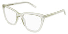 Saint Laurent® 548 SLIM OPT SL 548 SLIM OPT 005 55 - Green / Transparent AR Eyeglasses