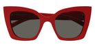 Saint Laurent® 552 SL 552 010 51 - Red / Gray Sunglasses