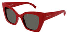 Saint Laurent® 552 SL 552 010 51 - Red / Gray Sunglasses