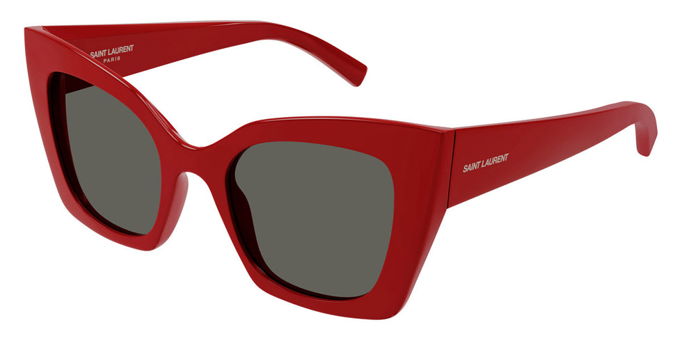 Saint Laurent® 552 SL 552 010 51 - Red / Gray Sunglasses