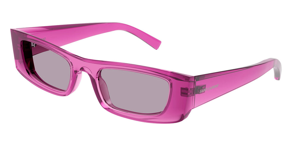 Saint Laurent® 553 SL 553 003 52 - Pink / Violet Sunglasses