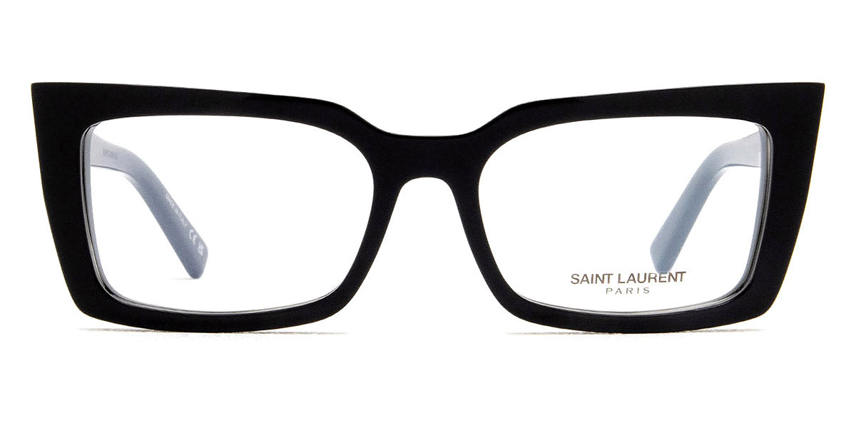 Saint Laurent® 554 SL 554 001 54 - Black / Transparent AR Eyeglasses