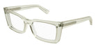 Saint Laurent® 554 SL 554 003 54 - Green / Transparent AR Eyeglasses