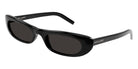 Saint Laurent® 557 SHADE SL 557 SHADE 001 53 - Black / Black Sunglasses