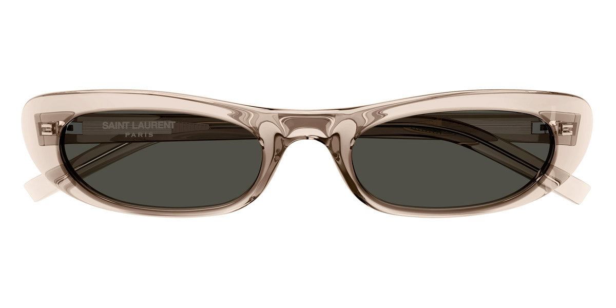 Saint Laurent® 557 SHADE SL 557 SHADE 004 53 - Nude / Gray Sunglasses