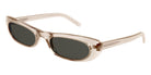 Saint Laurent® 557 SHADE SL 557 SHADE 004 53 - Nude / Gray Sunglasses