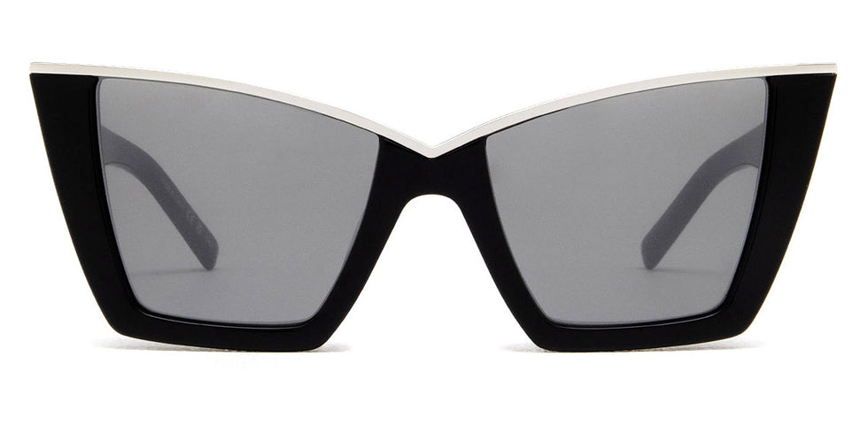 Saint Laurent® 570 SL 570 002 54 - Black / Silver Mirrored Sunglasses