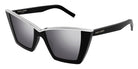 Saint Laurent® 570 SL 570 002 54 - Black / Silver Mirrored Sunglasses