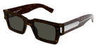 Saint Laurent® 572 SL 572 002 50 - Havana/Crystal / Gray Sunglasses