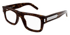 Saint Laurent® 574 SL 574 002 52 - Havana/Crystal Eyeglasses