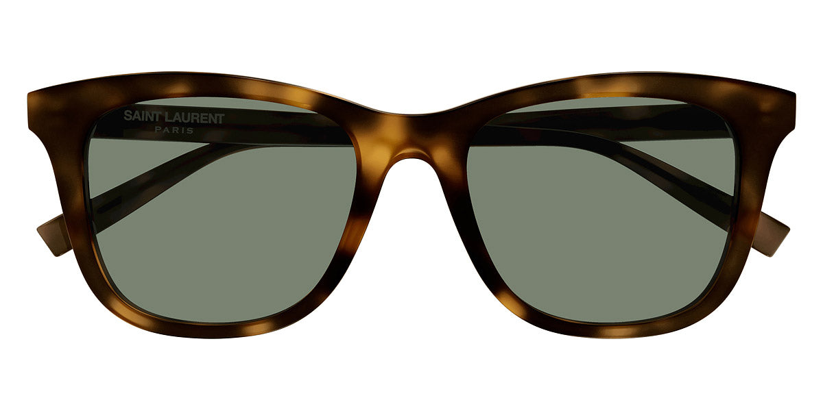 Saint Laurent® 587/K SL 587/K 002 53 - Havana / Green Sunglasses