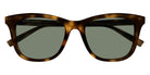 Saint Laurent® 587/K SL 587/K 002 53 - Havana / Green Sunglasses