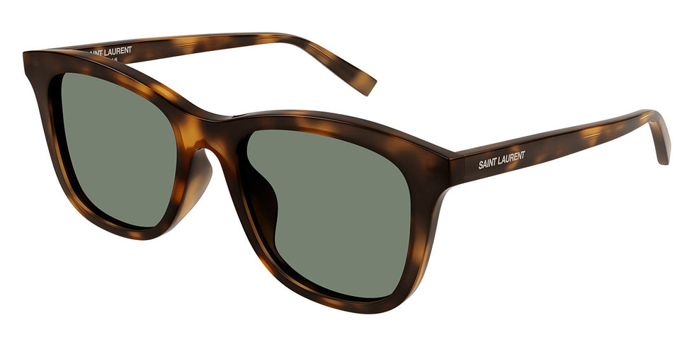 Saint Laurent® 587/K SL 587/K 002 53 - Havana / Green Sunglasses