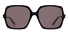 Saint Laurent® 591 SL 591 001 57 - Black / Black Sunglasses