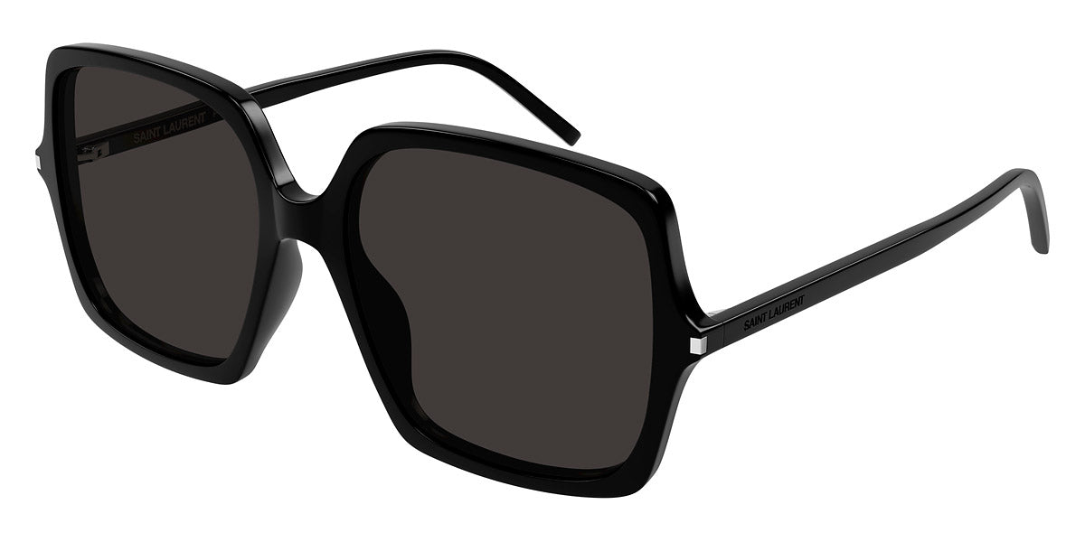 Saint Laurent® 591 SL 591 001 57 - Black / Black Sunglasses
