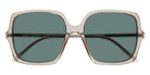 Saint Laurent® 591 SL 591 003 57 - Beige / Green Sunglasses
