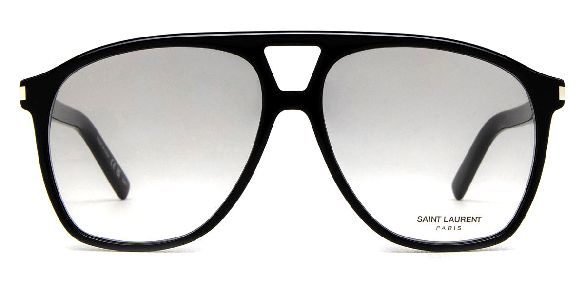 Saint Laurent® 596 DUNE SL 596 DUNE 006 58 - Black / Gray Gradient Sunglasses